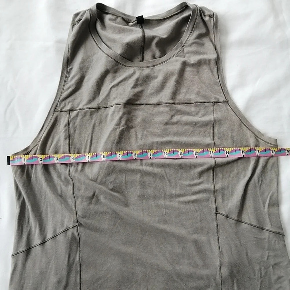 Lululemon Lab Sarala Cotton Tank Top Special Edition Iron Grey Gray Small - Picture 13 of 15